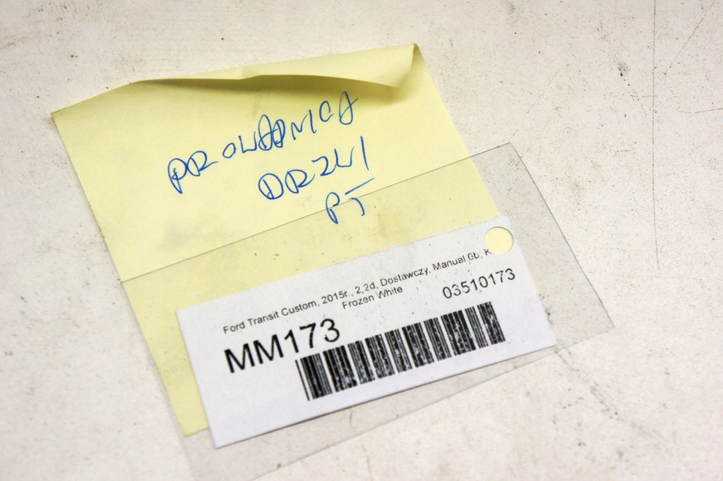 фото №5, Mm173 ford transit custom напрямна скло правих