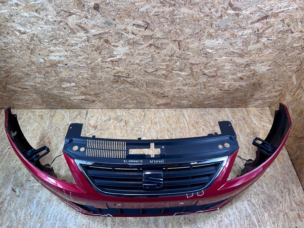 фото №13, Бампер перед передний противотуманные фары pdc решётка радиатора seat alhambra ii 7n lift 2015-