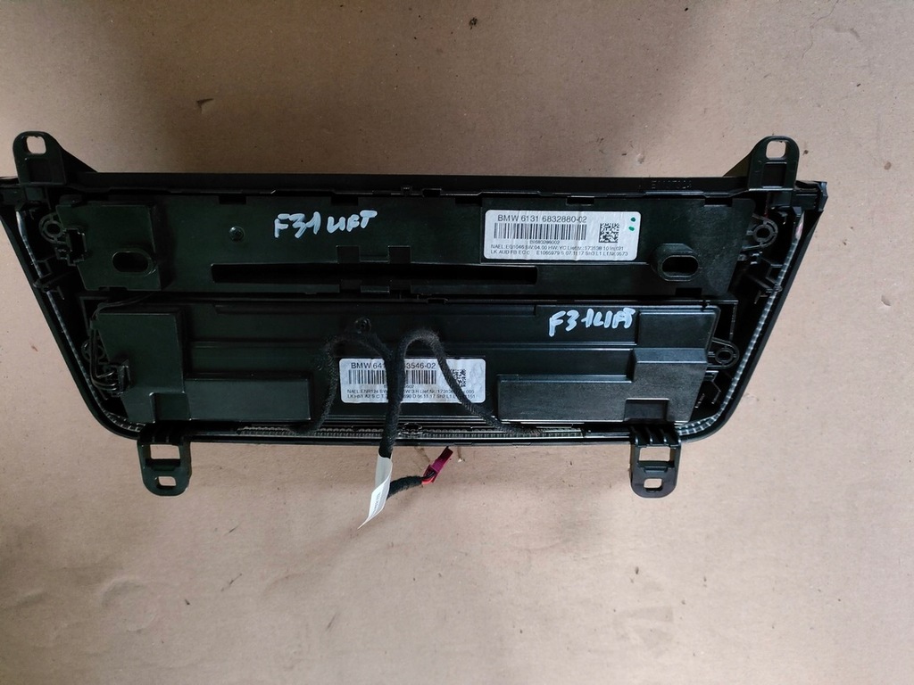 фото №5, Bmw f30 f31 lift панель кондиционера 6832880