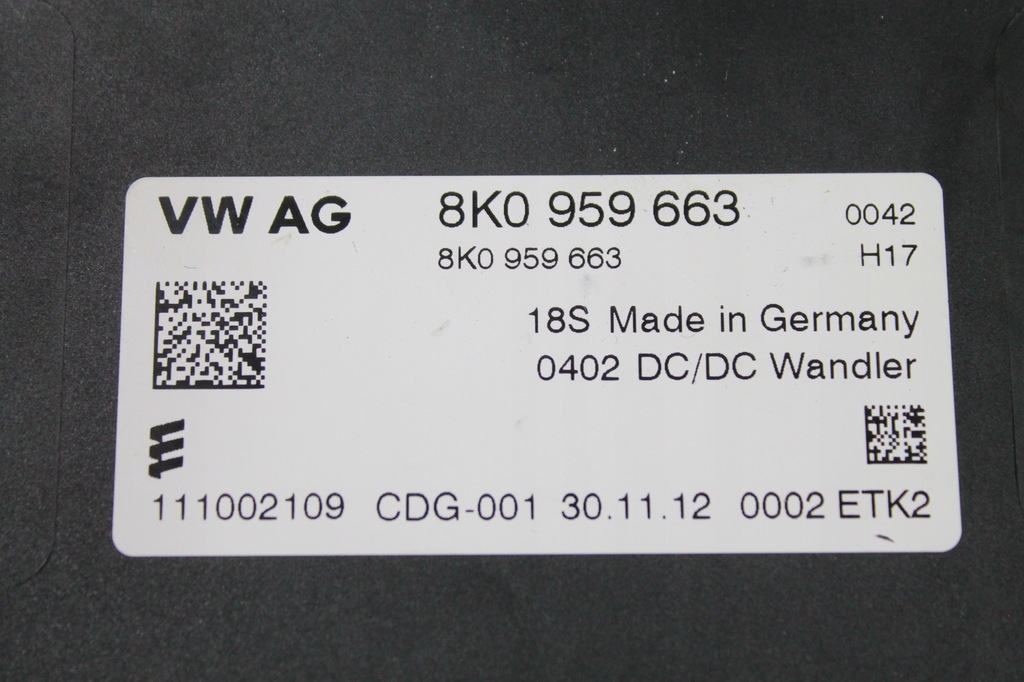 фото №4, Audi a4 b8 lift модуль стабілізатор напруги 8k0959663