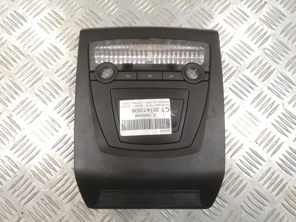 фото №1, Лампа освещение потолочный bmw x3 f25 9302263