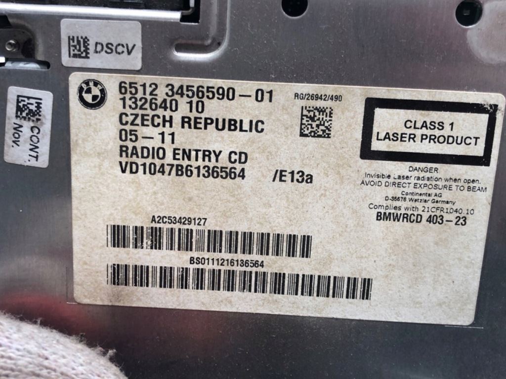 фото №5, Радіо mini countryman r60 3456590 10-16 тюнер