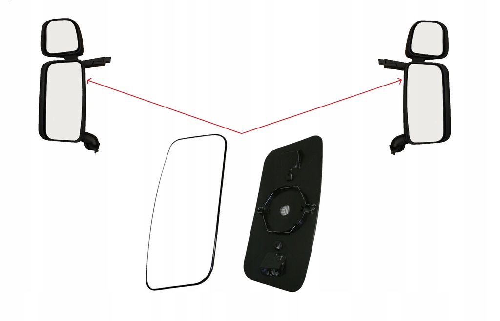 фото №2, Вкладиш дзеркало дзеркала з підігрівом scania 4 r p t