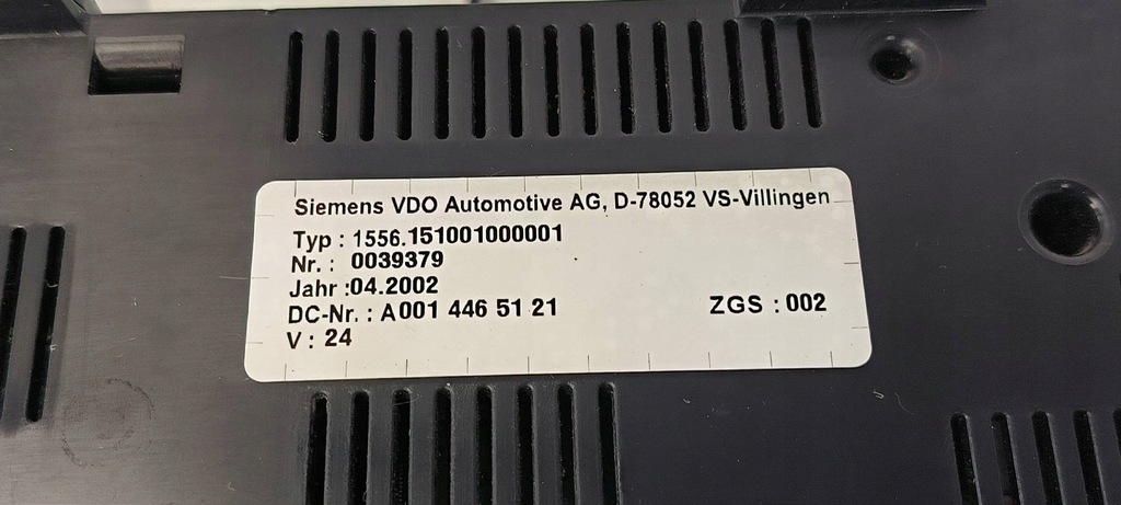 фото №5, Счетчик приборная панель a0014465121 mercedes - benz atego 2528l