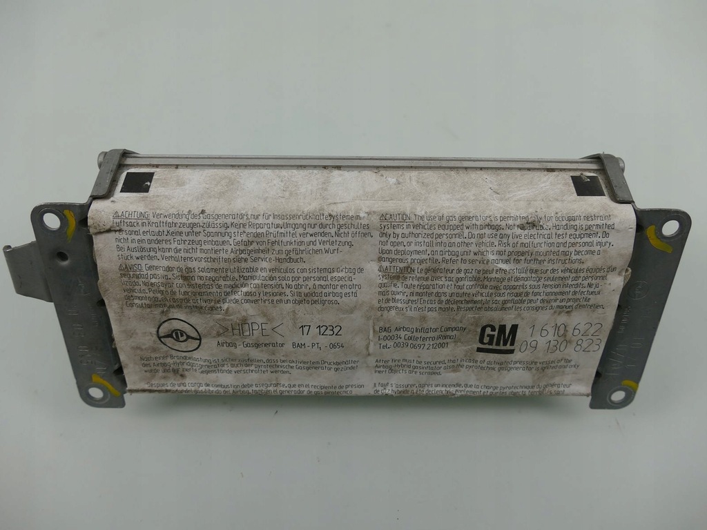 фото №1, Подушка подушка безпеки пасажира opel оригінальний номер 09130823