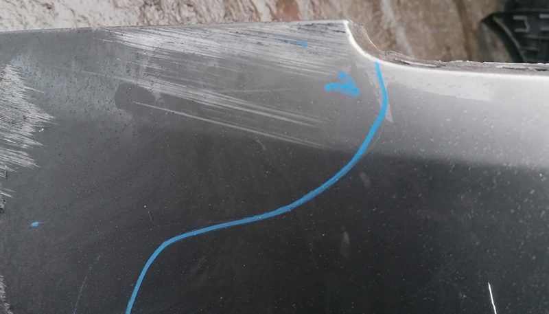 фото №8, Vw touran 07r бампер задняя задний pdc ld7s