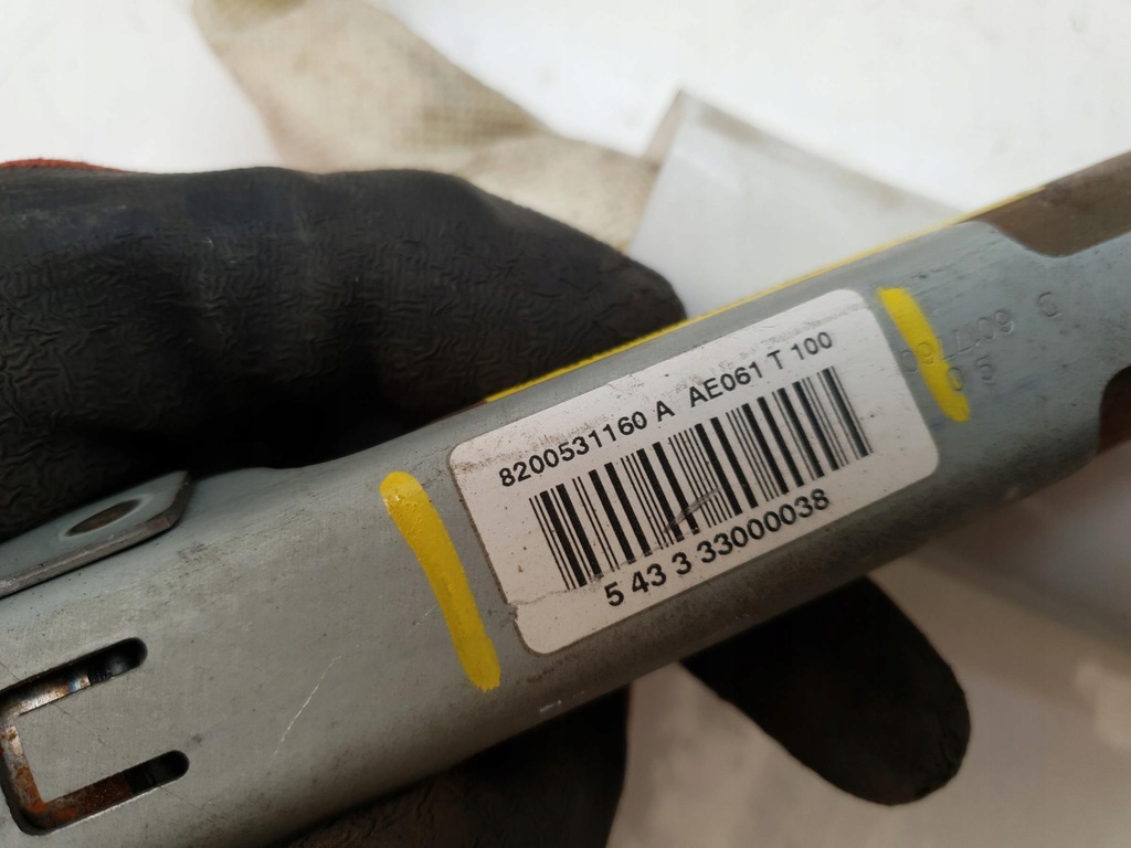 фото №4, Шторка безопасности воздушная правая подушка безопасности renault megane ii