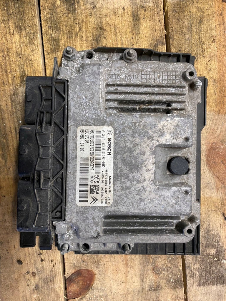 фото №1, Бортовой компьютер двигателя renault peugeot 9808016480 0281030548