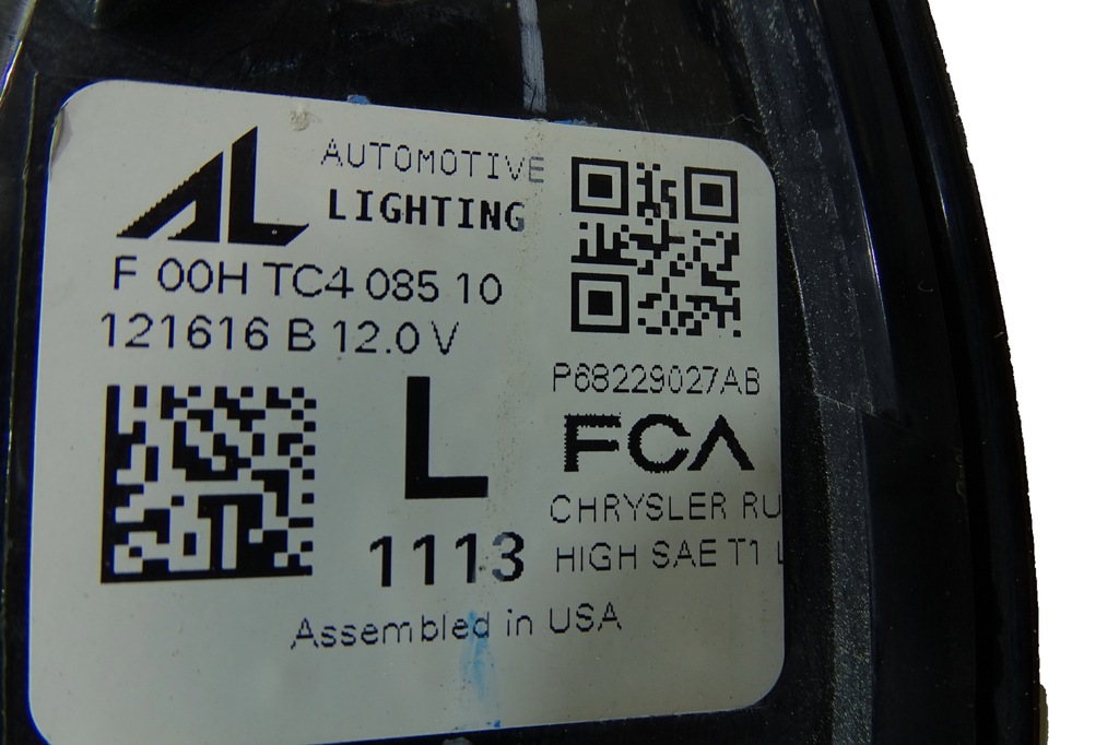 фото №16, Chrysler pacifica 2017- лампа ліва задня задня w крила кузовна