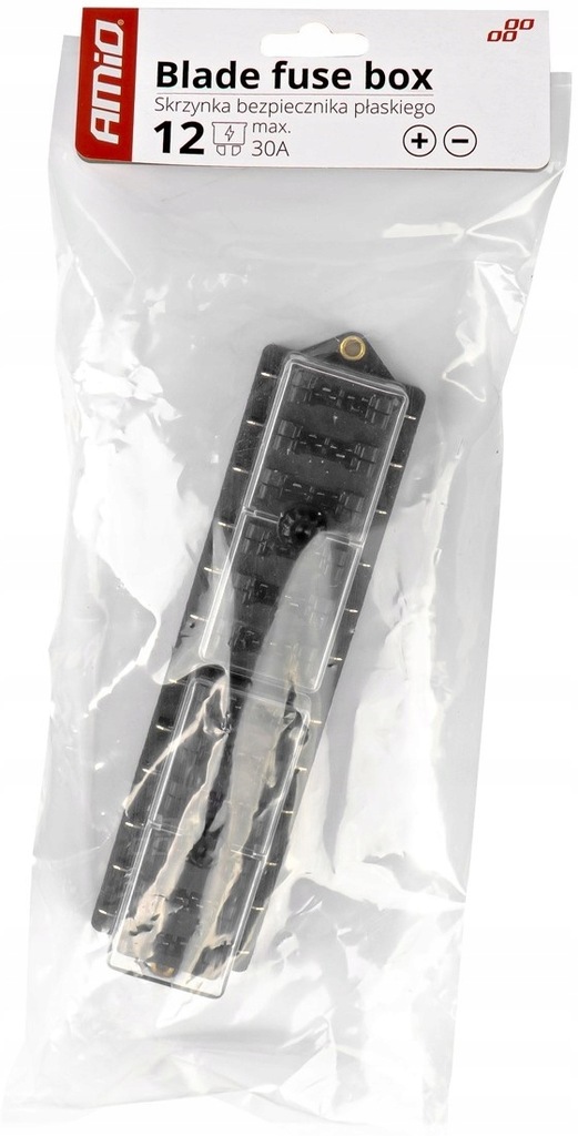 фото №11, Коробка запобіжник керамічна 12 гніздо amio-03044