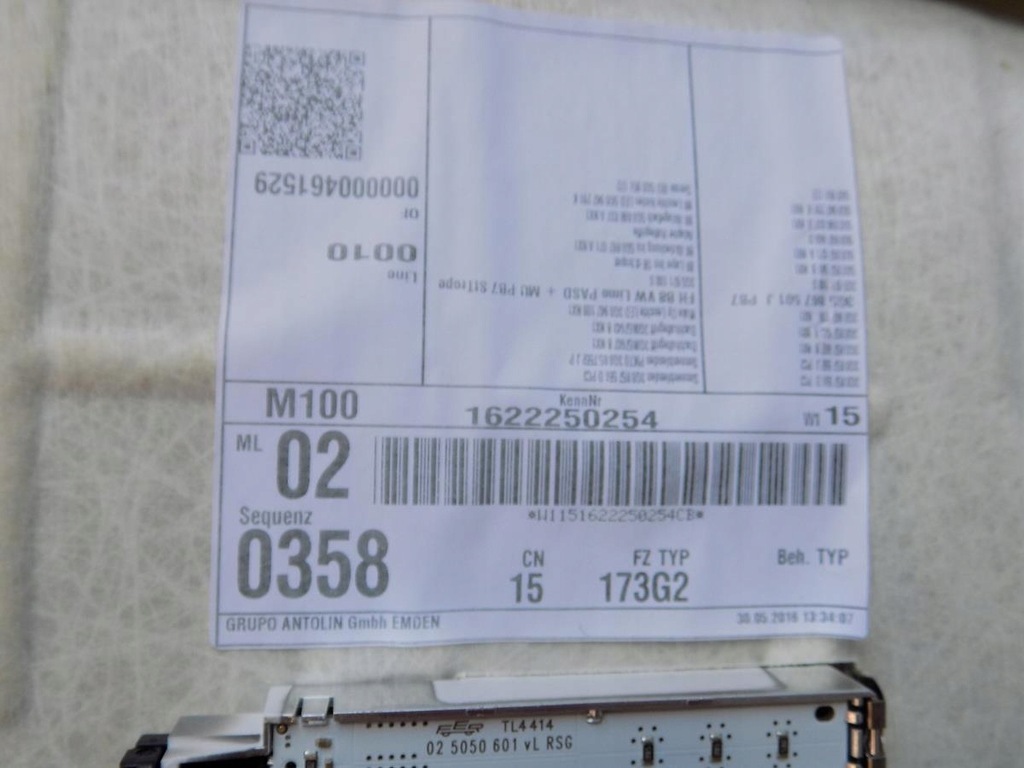 фото №7, Vw passat b8 sedan стеля 3g5867501j