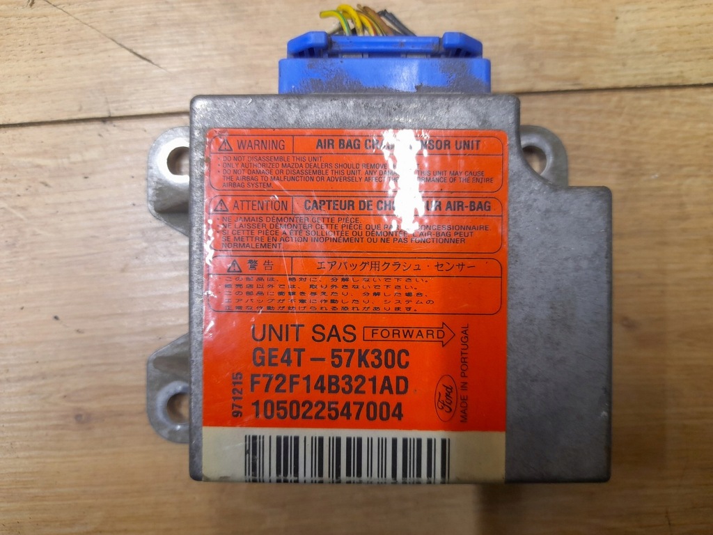 фото №1, Модуль блок управления подушек подушка безопасности mazda 626