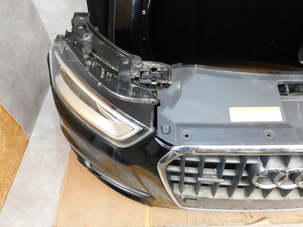 фото №7, Audi q3 8u kompletny перед бампер лампи капот pas ксенон