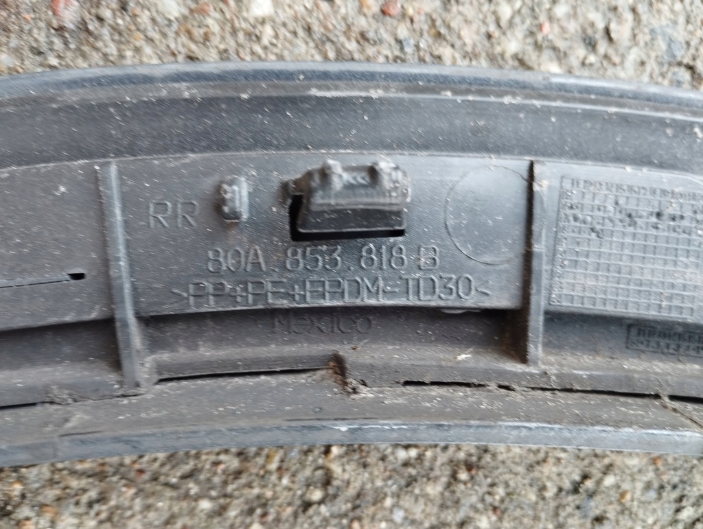 фото №7, Молдинг na крила задня права audi q5 80a s-line