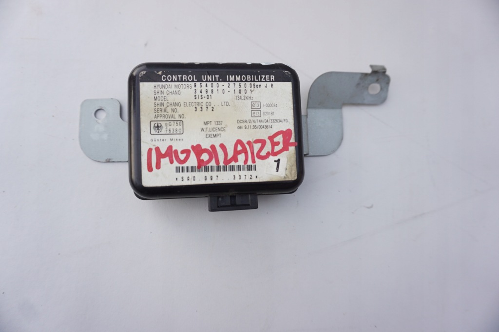 фото №1, Модуль імобілайзер 95400-27500 hyundai coupe rd2