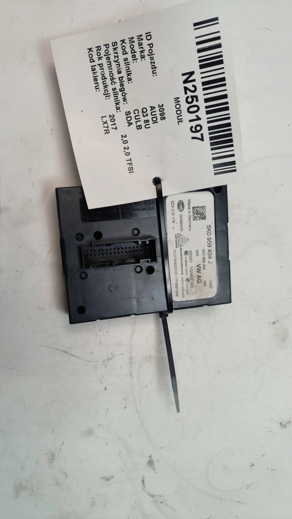 фото №2, Модуль 5k0959434j audi q3 8u