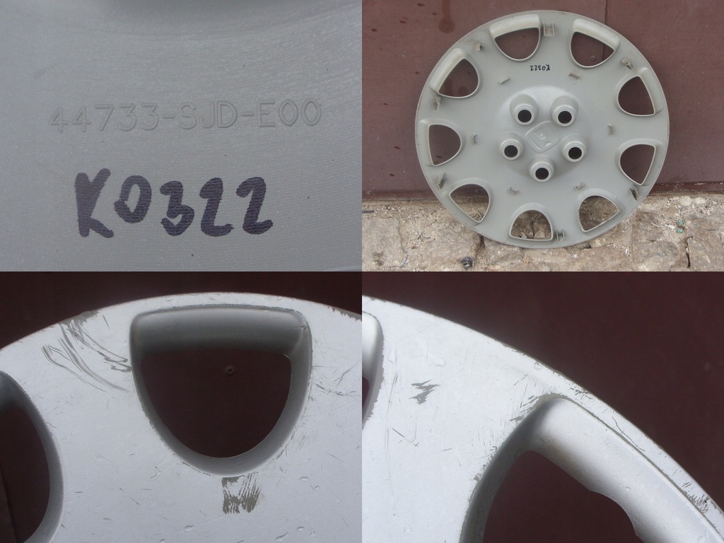 фото №9, Honda frv crv оригінальні ковпаки 16' 44733-sjd-e00