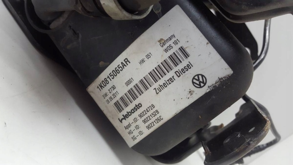 Webasto vw touran 1.6 tdi 2011 thermo top vevo Київ