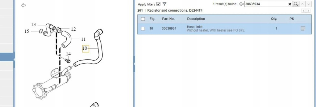 Volvo xc90 2010 провода радиатор воды Недорого