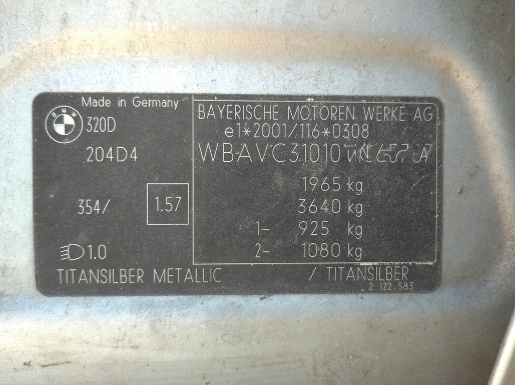 фото №15, Bmw 3 e90 дверь задняя правое 354 серебристый sedan