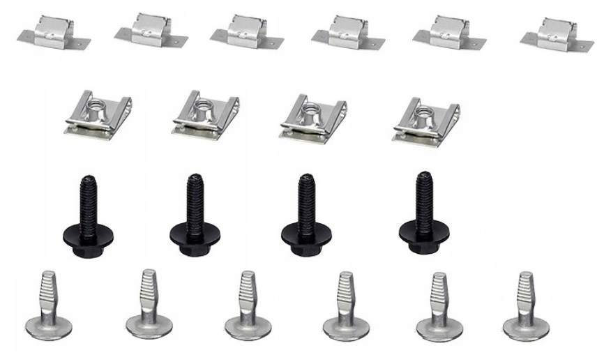 фото №1, Клипсы защита двигателя набор citroen c1 c2 c3 i ii