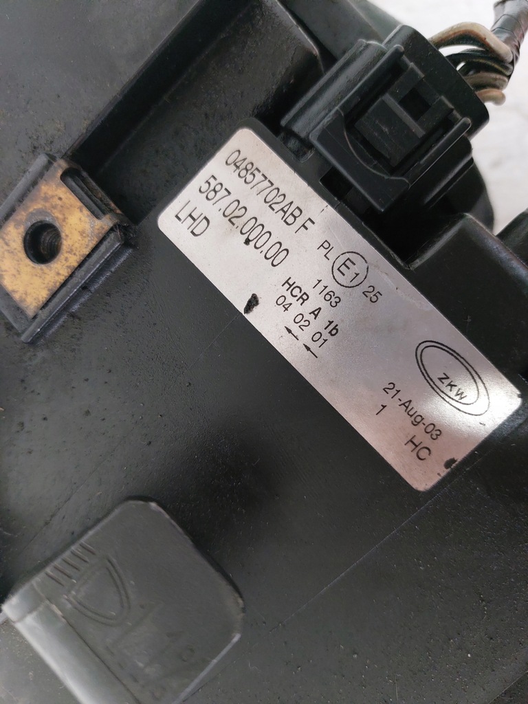 фото №5, Лампа перед права chrysler voyager 01-04 eu