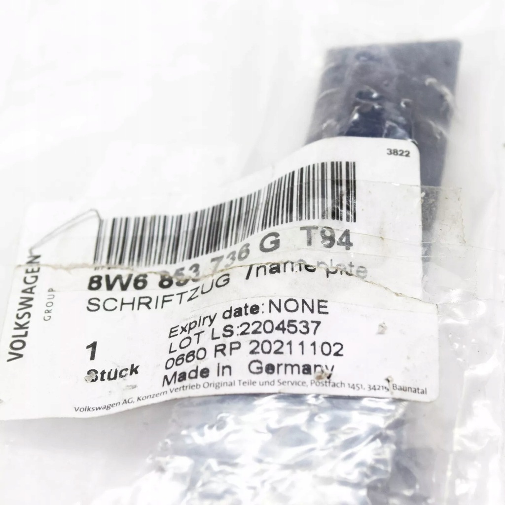 фото №10, Audi rs5 8w6 передняя часть радиатор решётка badge logo 8w6853736gt94 oem