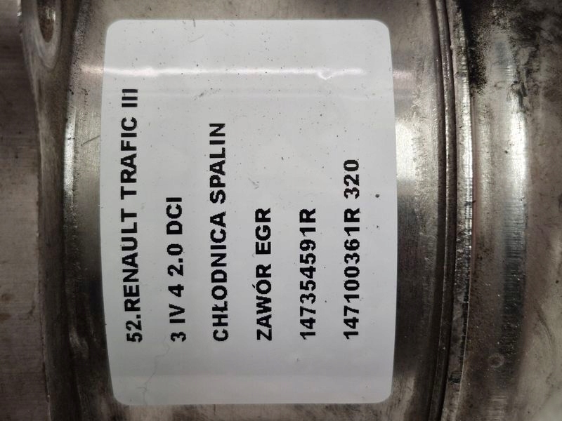 Купить Renault trafic 3 3 iv 4 2.0 dci радиатор выхлопных газов клапан egr 147354591r