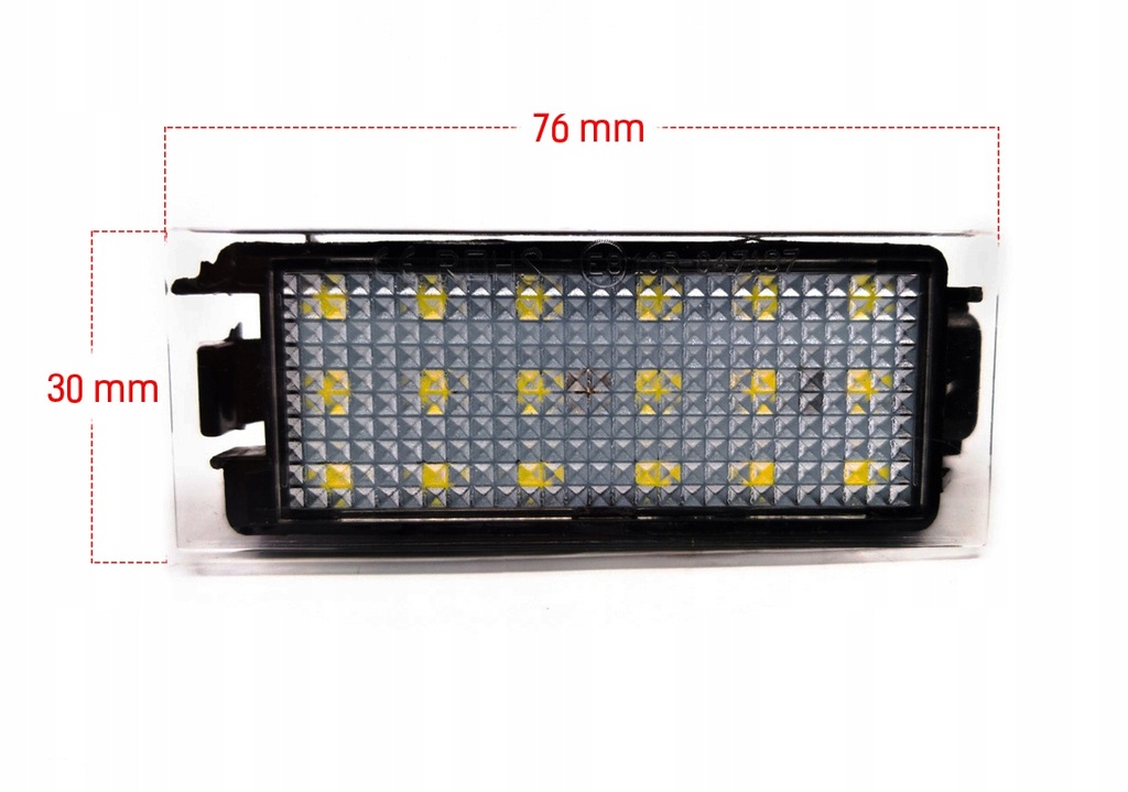 фото №14, Ліхтарі світлодіодні led номерного знака реєстраційний renault megane ii 2002-2008