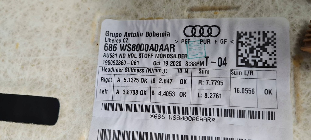 фото №13, A6 c8 4k стеля стеля sedan 4k5867505b