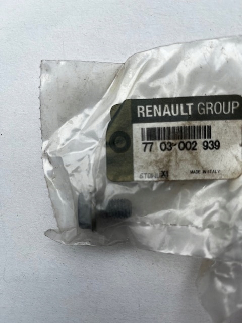 фото №1, Nowa oem болт каталізатора renault master ii 7703002939