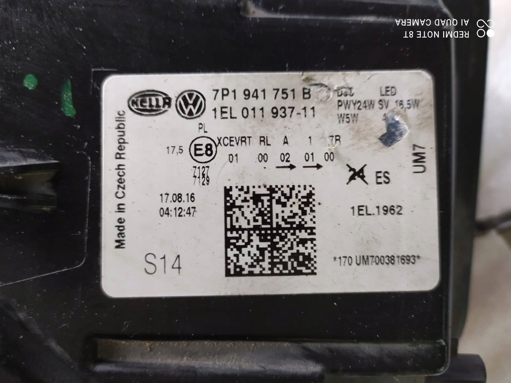 фото №8, Vw touareg ксенон лівий led europa 7p1941751b