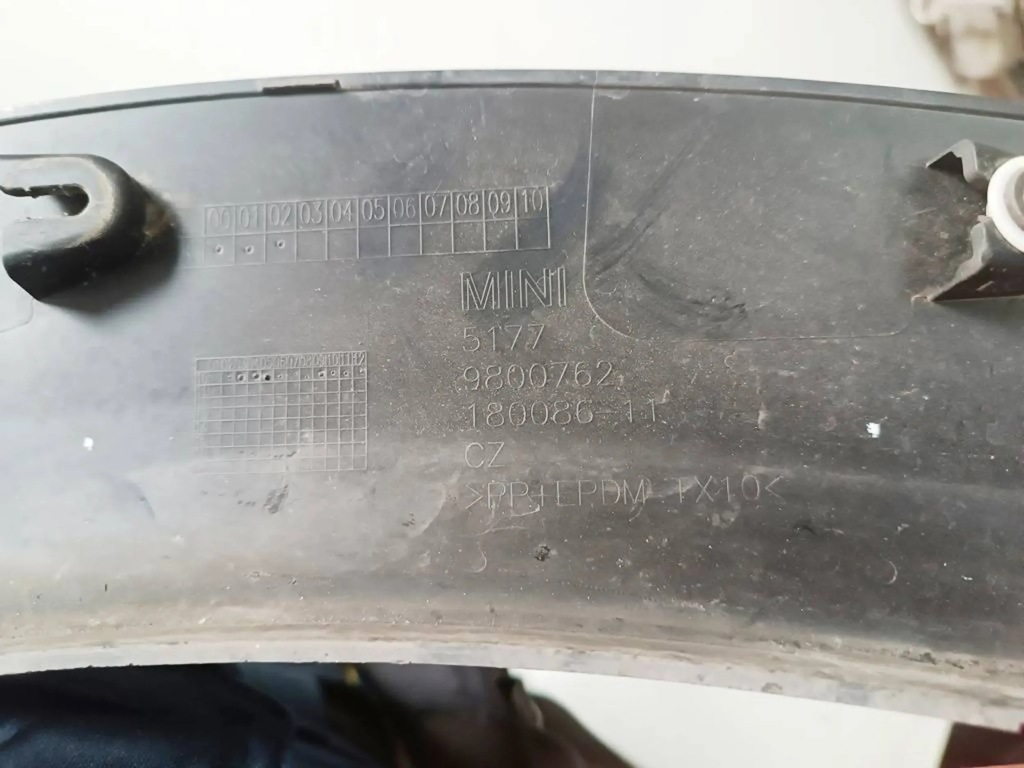 фото №9, Mini cooper countryman r60 11r молдинг крыла правый перед