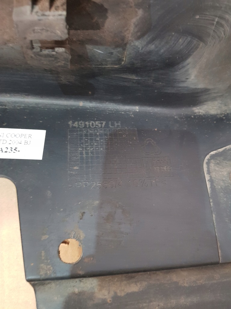 фото №13, Молдинг порог левая 1491057 mini cooper one r50 1.4td 2004r