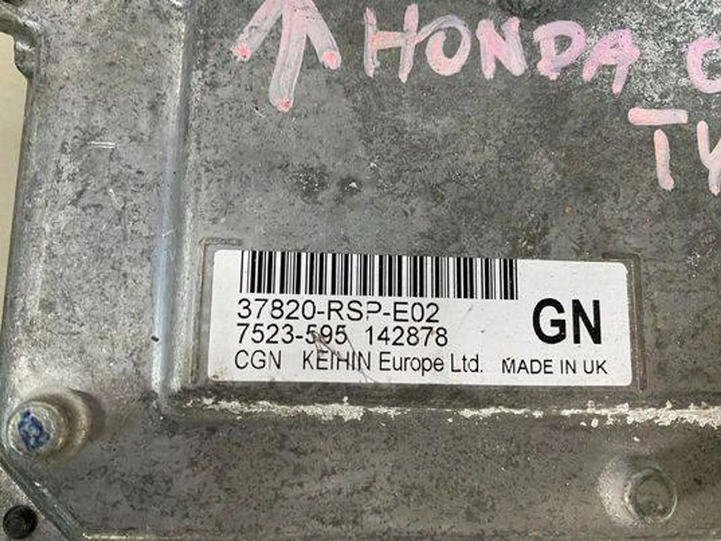 фото №4, Honda civic viii ufu type r бортовой компьютер 37820-rsp-e02