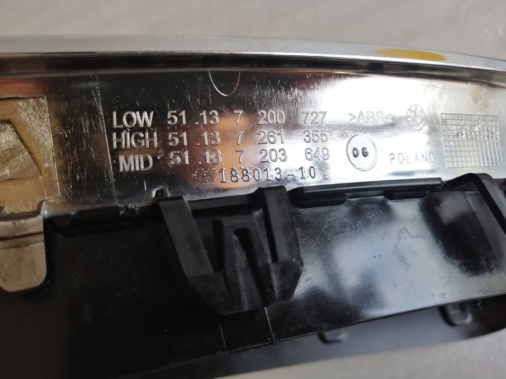 фото №10, Bmw оригінальний номер 7200727 решітка радіатора решітки радіатора решітка радіатора впуск