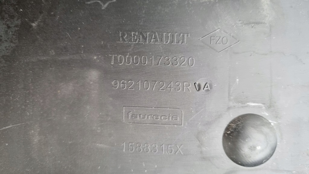 фото №7, Рамка підкладка pod номерний знак renault kadjar 15-18