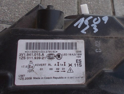 Skoda superb 3 3v bi-xenon 15- фара левая передняя оригинал европа Киев