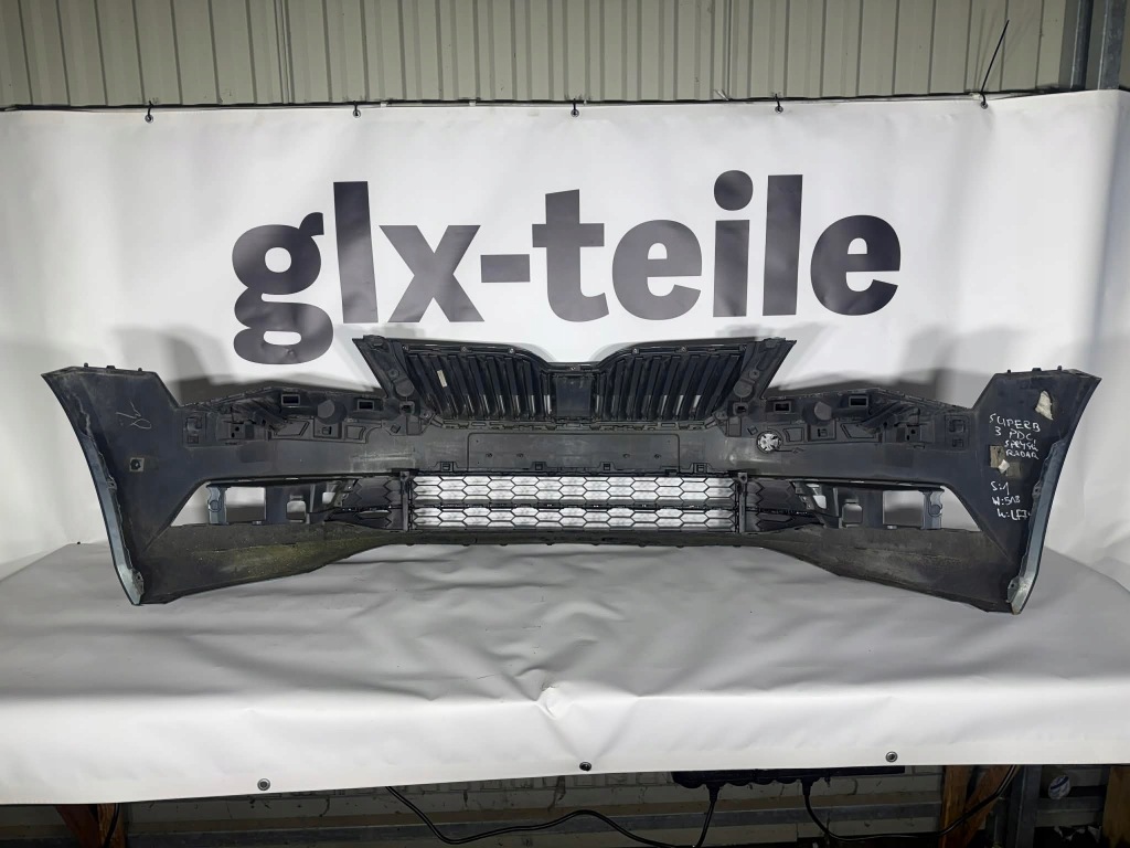 Skoda superb iii бампер перед передний 2015-2019 pdc,radar, sprysk lf7y Недорого