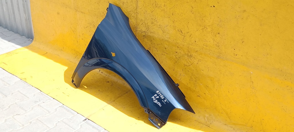 фото №8, Крыло правый opel astra ii лак niebieski