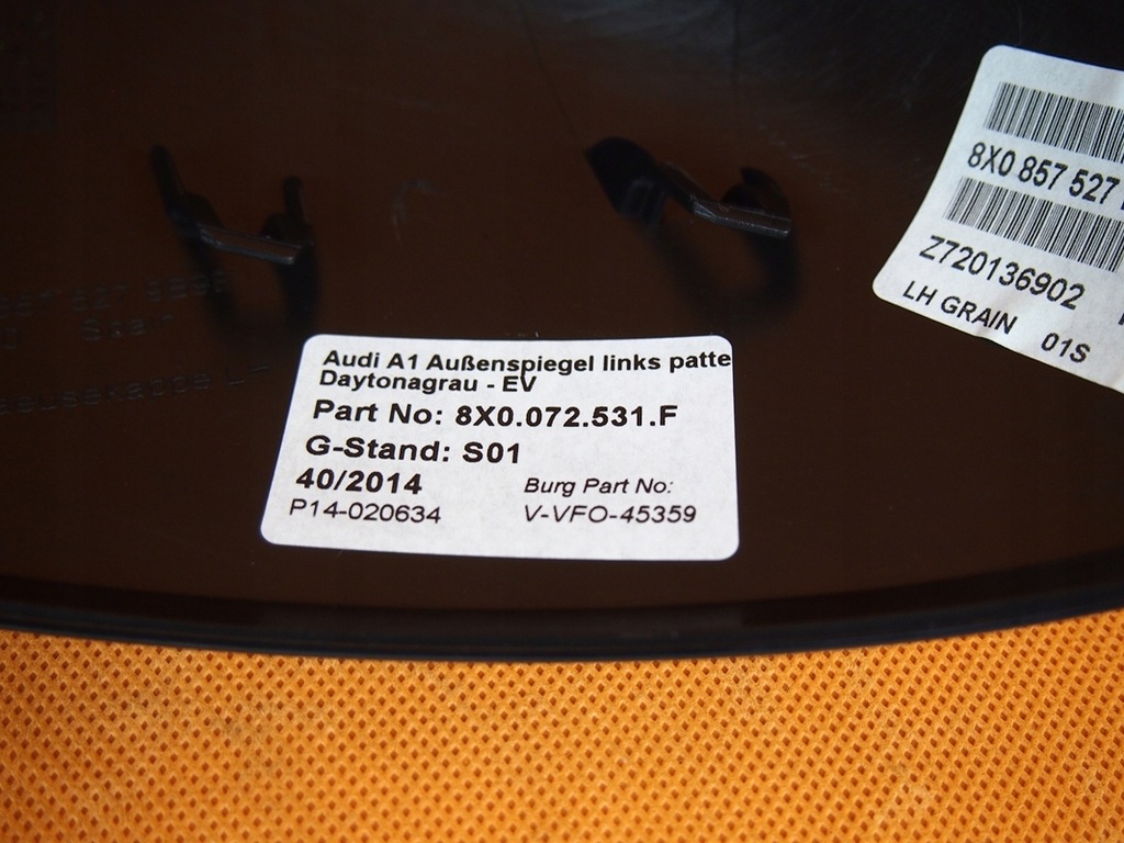 фото №14, Audi a1 s1 8x корпус зеркал оригинал nowe kompl 8x0072531f / 8x0072532f