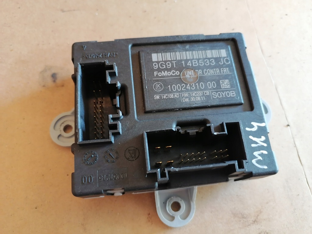 фото №1, Модуль дверь ford mondeo mk4 lift 9g9t14b533jc