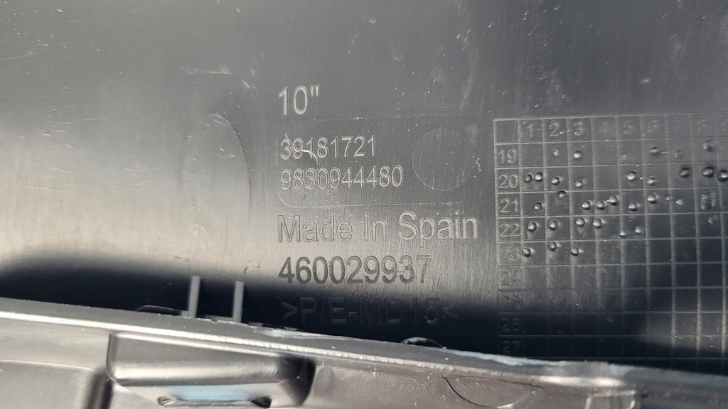 фото №15, Opel corsa f gs-line корпус панелі приладової панелі консолі 39181721 9830944480