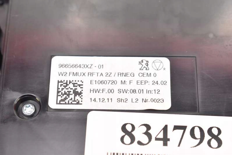 фото №10, Радіо радіопрогравач 9800247580 9801286980 96656643xz peugeot 508 1 i