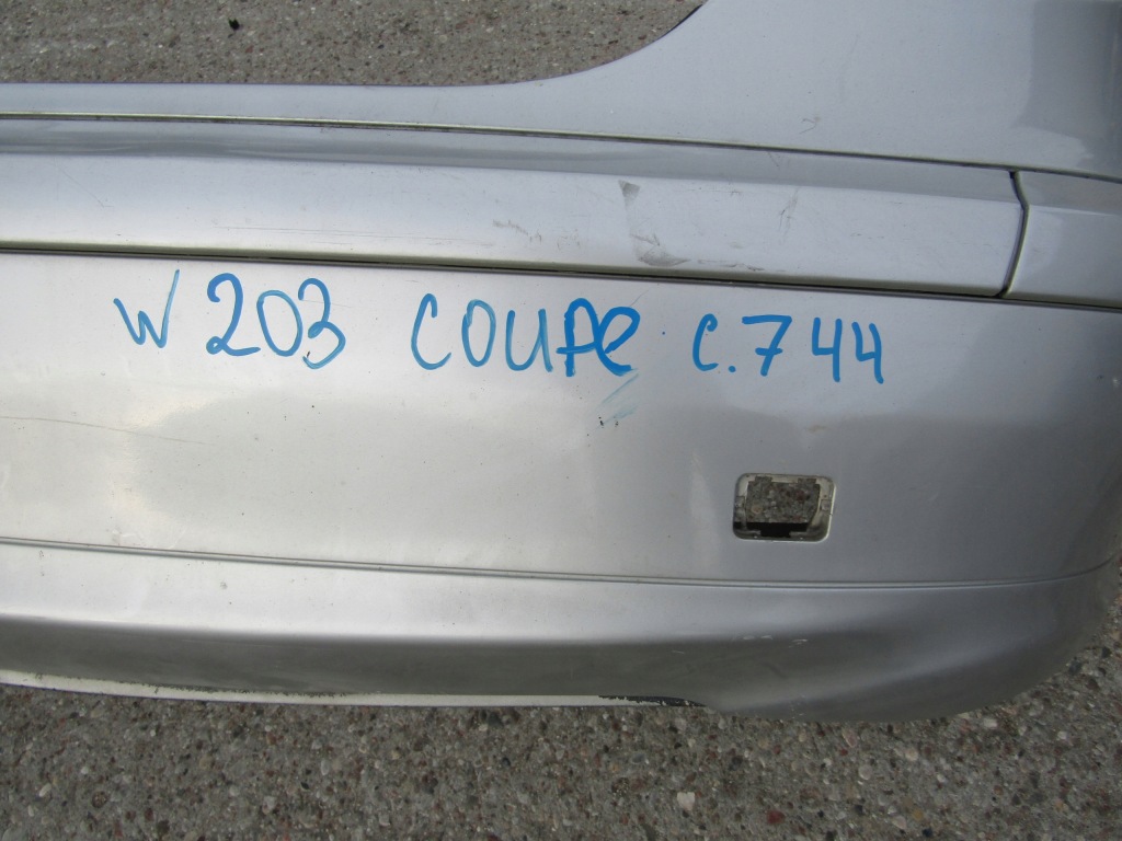 фото №6, Бампер задня задній mercedes w203 coupe колір 744