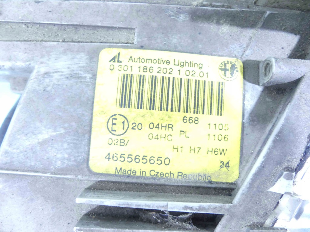 фото №4, Фара правий лампа перед alfa romeo 147 europa