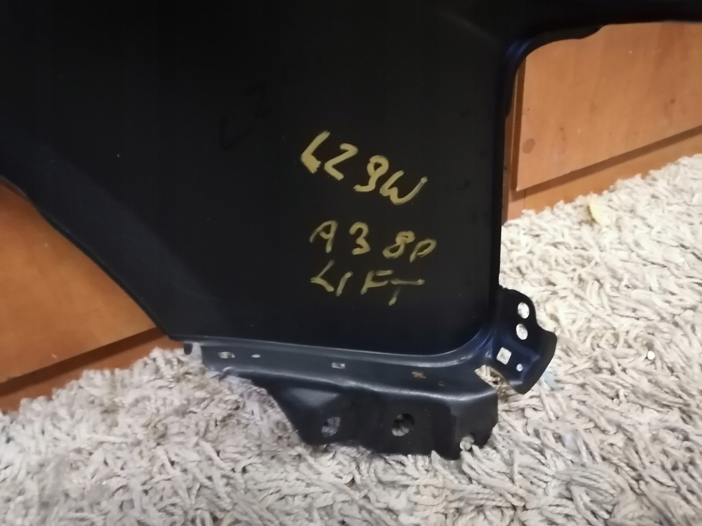 фото №9, Крыло левый перед audi a3 8p lift lz9w оцинковка