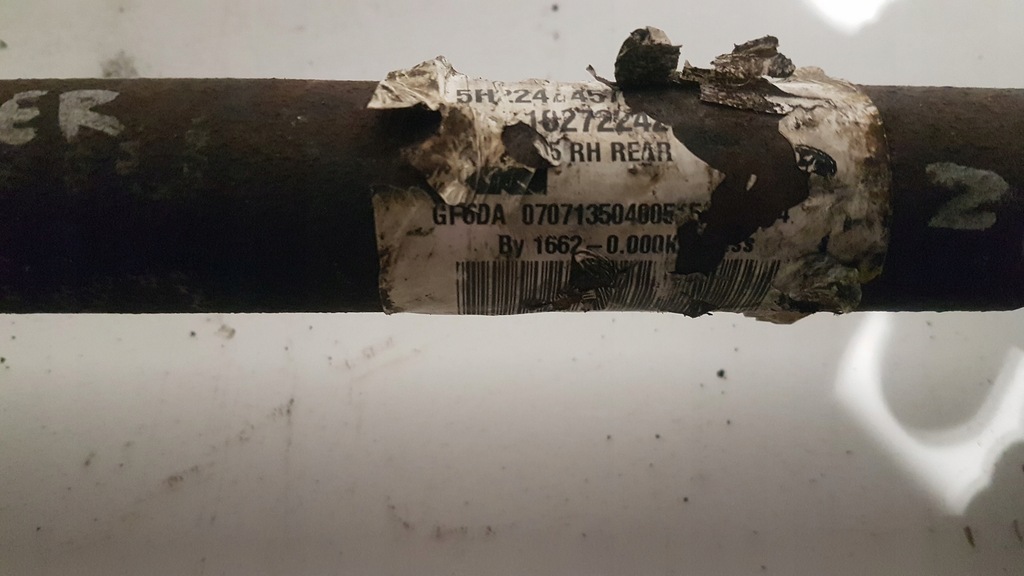 фото №4, Привідний вал права ліва land range rover sport discovery