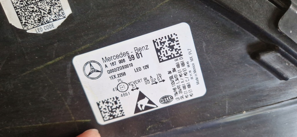 Mercedes gls a1679065901lampa передняя левая ladna Оригинал