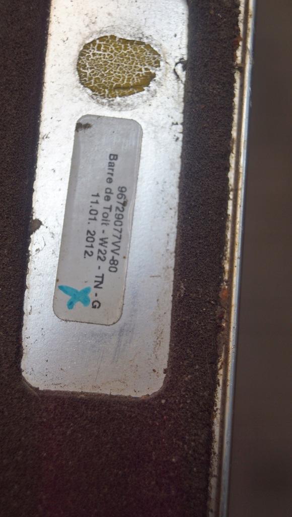 фото №11, Рейлинги накладки кровельные peugeot 508 sw комплект